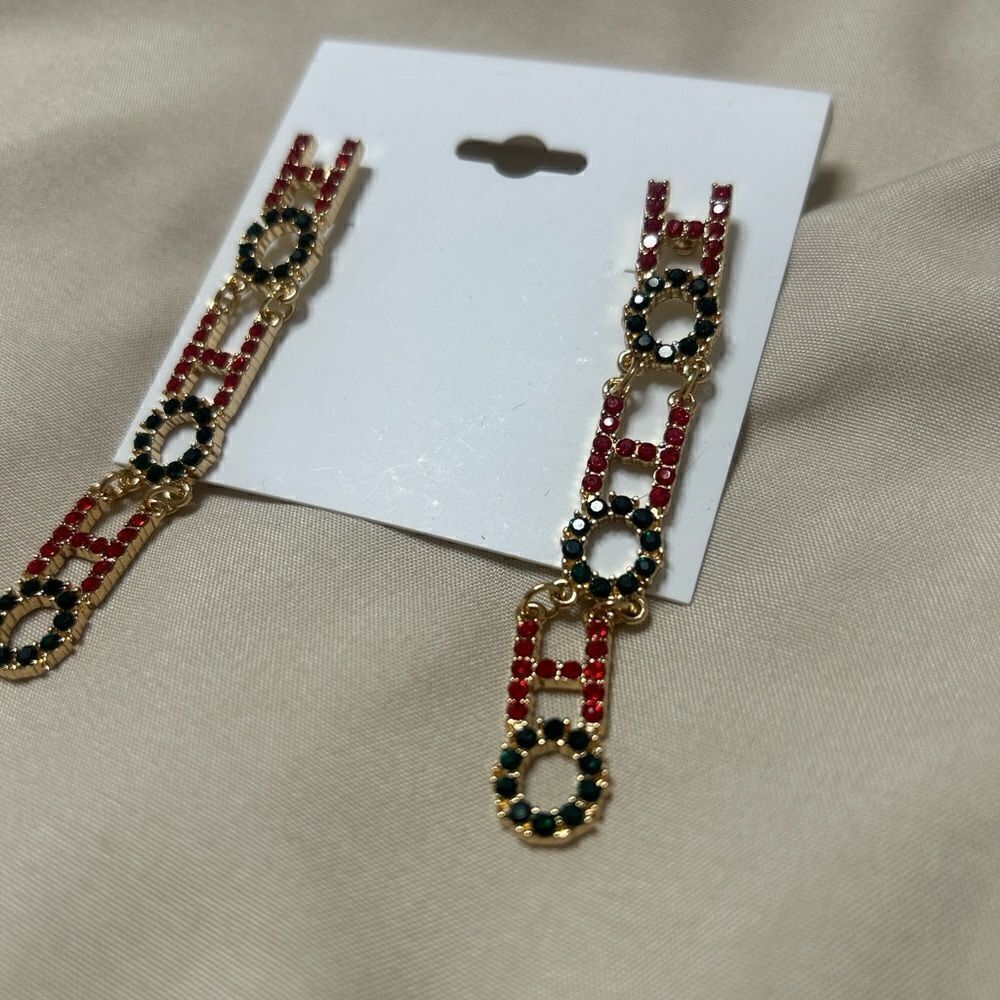 Christmas themed earrings
